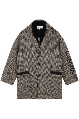 black wool coats LANVIN KIDS | N30161M92